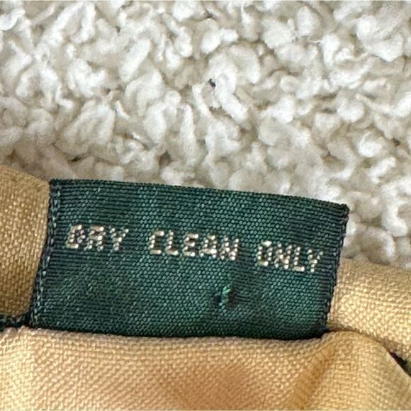 J. Crew blouse womens size medium silk beige button up top Modest Preppy light - Picture 5 of 9